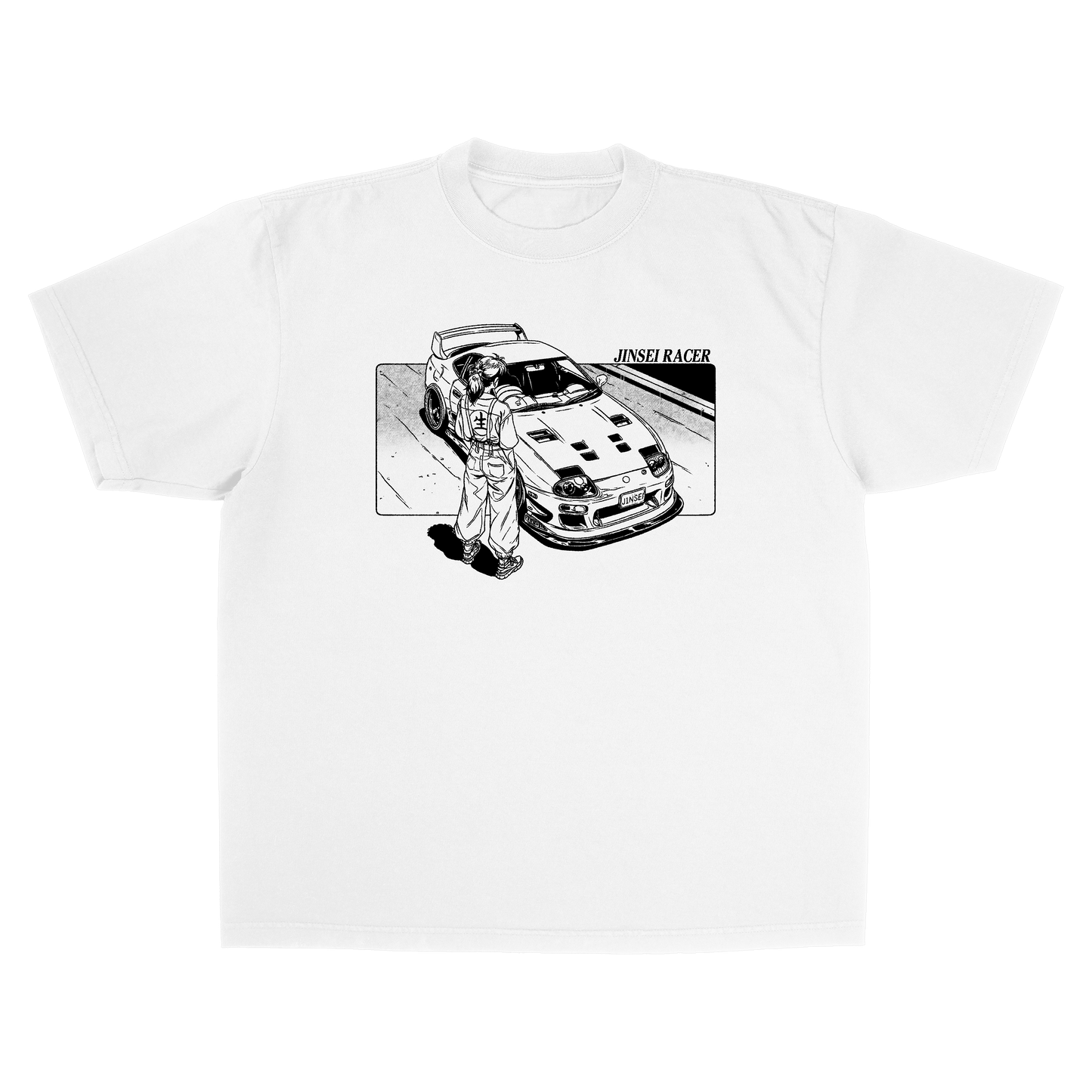 JZA80 TEE WHITE MANGA